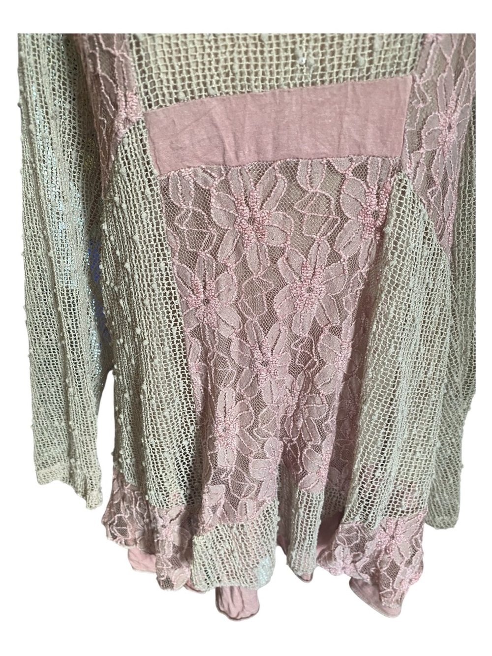 Indigo Soul Womens Renaissance Lagenlook Boho Tunic Blouse - Picture 2 of 8